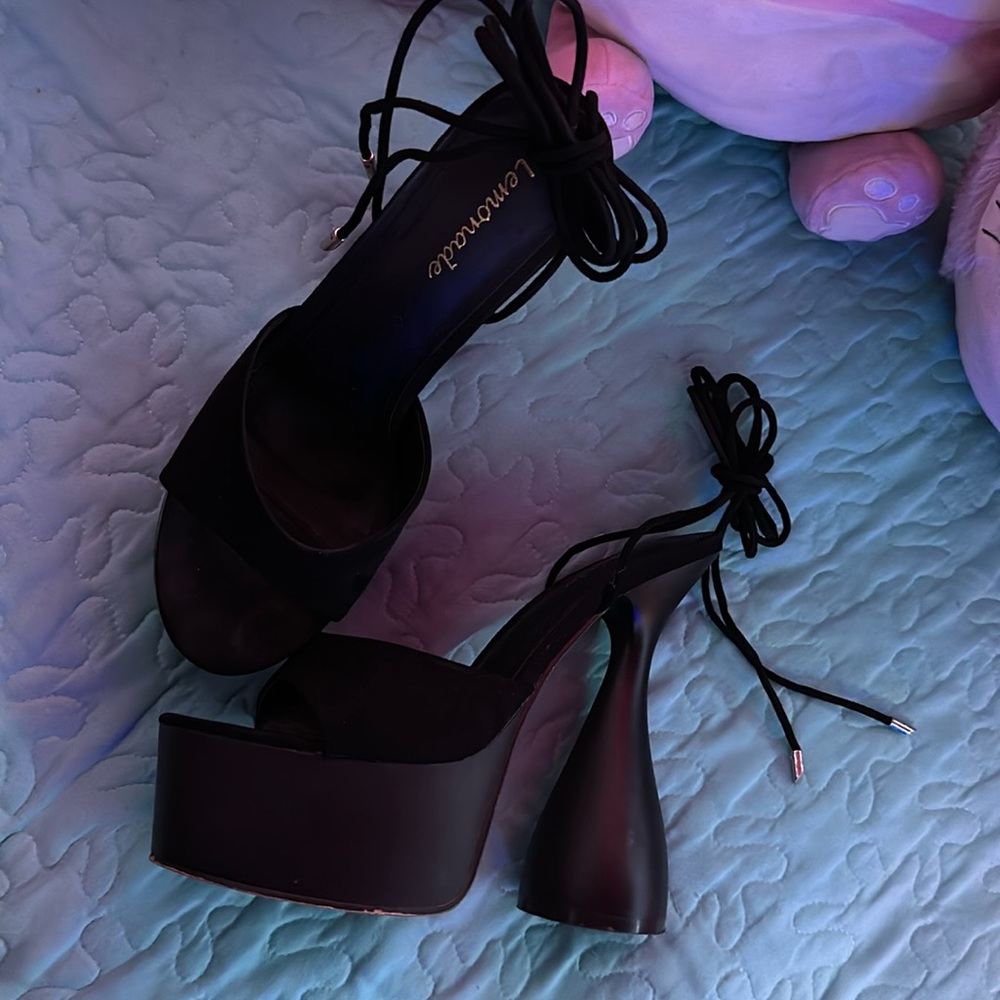 Black Platform heels!